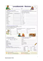 Vorschau - Test - LZK Wortarten mit Lösungen Deutsch - Deckblatt