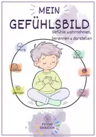 Vorschau - Mal- und Bastelvorlagen - Gefühle ausdrücken | Mein Gefühlsbild - Deckblatt