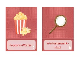 Vorschau - Stationenlernen - Lernwerkstatt Deutsch Lernwörter Stationenarbeit - Seite 1