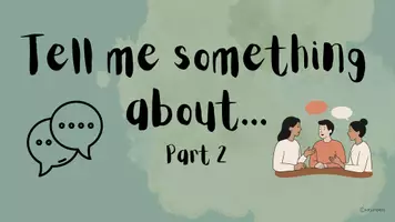 Vorschau - Präsentationen/Tafelbilder - Materialpaket - Speaking - Tell me something about... Part 1-5 - Seite 2