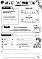 Vorschau - Stundenentwürfe - Mutation & Gentechnik einfach erklärt - Komplettpaket mit CRISPR, Gentests,Krebs, Genommutation und Ethik | Biologie Klasse 10-11 - Seite 3