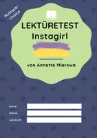 Vorschau - Arbeitsblätter - Lektüretest zu „Instagirl“ von Annette Mierswa - Deckblatt