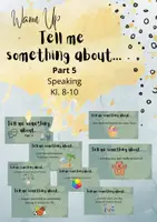 Vorschau - Präsentationen/Tafelbilder - Warm Up - Tell me something about... Part 5 - Speaking - Deckblatt
