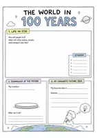 Vorschau - Arbeitsblätter - The World in 100 years (Kreatives Zeichnen, Wortschatz, Will Future) - Deckblatt