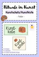 Vorschau - Bildkarten - Rituale in Kunst: Kunstschatz/Kunstkiste - Deckblatt