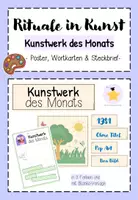 Vorschau - Arbeitsblätter - Rituale in Kunst: Kunstwerk des Monats - Deckblatt