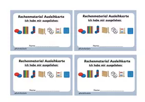 Vorschau - Fördermaterial/Inklusion - Wachsendes Materialpaket - Auskeihkarten, Organisationskarten - Seite 2