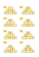 Vorschau - Arbeitsblätter - Rechenpyramide Zahlenraum bis 50 - Seite 3