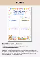Vorschau - Arbeitsblätter - Wimpel-Steckbrief Kita & Kindergarten Kinder "Das bin ich" | Portfolio Vorlagen Kita | DIN A4 Format - Seite 3