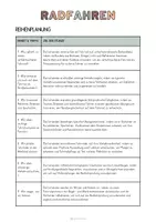Vorschau - Stundenentwürfe - Materialpaket: Radfahren / Verkehrserziehung - Unterrichtsreihe, UB-Stunde und Material zum Fahrrad - Seite 2
