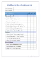 Vorschau - Arbeitsblätter - Checkliste für die Schreibkonferenz - Seite 1