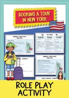 Vorschau - Arbeitsblätter - New York – Booking a Tour: Rollenspiel Englisch | Sprechkompetenz Sekundarstufe I - Deckblatt