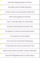 Vorschau - Arbeitsblätter - FREEBIE: Satzstreifen zur Groß- und Kleinschreibung - Seite 2