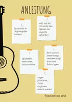 Vorschau - Bildkarten - Gitarren-Spickzettel/Schummelzettel D-Dur - Seite 1