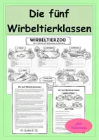 Vorschau - Stundenentwürfe - Materialpaket Wirbeltiere - 7. Klasse Natur und Technik - Seite 1