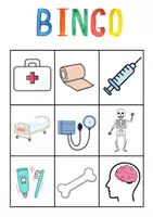 Vorschau - Spiele - Bingo zum Thema Spital / Körper - Seite 1