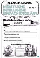 Vorschau - Stundenentwürfe - Künstliche Intelligenz einfach erklärt - Check Jg. 7-10 - Deckblatt