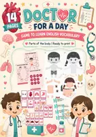 Vista previa - Juegos / Gamificación - Actividades para el cuerpo humano en ingles, actividades Montessori cuerpo humano ingles - Portada