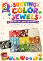 Vista previa - Juegos / Gamificación - Actividad montessori para aprender los colores en inglés a través de joyas y cofres - Portada