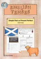 Vorschau - Arbeitsblätter - Simple Past or Present Perfect - Übungen (Homeschooling) - Deckblatt