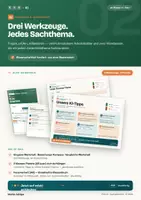 Vorschau - Unterrichtsreihen - KI im Unterricht – 3 Werkzeuge, 2 Klassen-Plakate & Forscherheft (ab Klasse 4 & Sek I) - Deckblatt