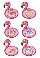Vorschau - Arbeitsblätter - Schlangensätze Sommer - Sommerferien - Flamingo - Seite 1