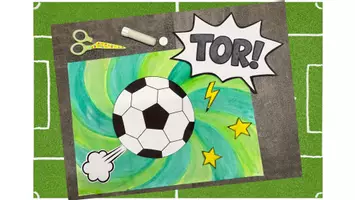 Vorschau - Mal- und Bastelvorlagen - Kunst | Fußball WM 2026 - Seite 1