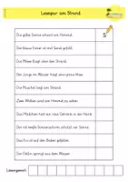 Vorschau - Arbeitsblätter - Lesespur am Strand (3-fach differenziert) - Seite 3
