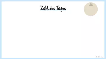 Vorschau - Präsentationen/Tafelbilder - Zahl des Tages - Klasse 1 Präsentation - Seite 3