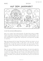 Vorschau - Arbeitsblätter - 2 - Lesen und Malen Sommer - Differenzierung und Lösung - Seite 1