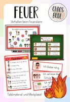 Vorschau - Poster - Feuer - Verhalten beim Feueralarm (im Brandfall) - Deckblatt