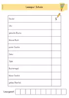 Vorschau - Arbeitsblätter - Lesespur Schule (3-fach differenziert) - Seite 1