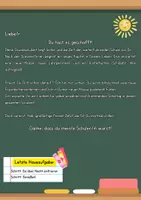 Vorschau - Mal- und Bastelvorlagen - Abschiedsbrief Ende Schuljahr/Brief Schulwechsel/Brief Lehrerwechsel - Seite 1