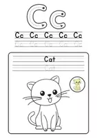 Vorschau - Arbeitsblätter - English Alphabet Coloring and Tracing - Seite 3
