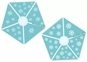 Vista previa - Refuerzo / NEE / Materiales de apoyo - Conteo de copos de nieve - página 1