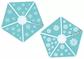 Vista previa - Refuerzo / NEE / Materiales de apoyo - Conteo de copos de nieve - página 2