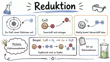 Vorschau - Arbeitsblätter - Arbeitsblatt "Reduktion" + interaktive Lösung & MP3 + Mindmap + Infografik - Seite 1