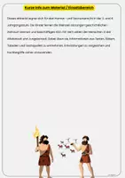 Vorschau - Arbeitsblätter - Steinzeit Übungsheft Altsteinzeit, Jungsteinzeit, Quellen und Alltag Arbeitsblätter, Fachbegriffe Klasse 3 & Klasse 4 - Seite 1