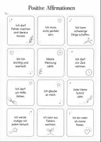Vorschau - Poster - Affirmationskarten – 108 Karten für Growth Mindset & Klassenklima - Seite 1
