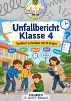 Vorschau - Arbeitsblätter - Unfallbericht Klasse 4 - Deckblatt