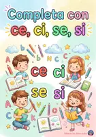 Vista previa - Tarjetas / Manipulativos - COMPLETA CON LAS LETRAS CE, CI, SE, SI - Portada