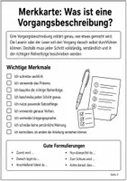 Vorschau - Arbeitsblätter - Vorgangsbeschreibung Klasse 6/7 - Seite 3