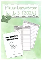 Vorschau - Arbeitsblätter - Meine Lernwörter (Jo-jo 3 2024) - Deckblatt