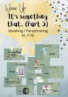 Vorschau - Spiele - Warm Up: Paraphrasing Umschreiben "It's something that..." - Speaking - Game - Paket - Seite 1