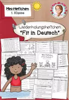 Vorschau - Arbeitsblätter - Fit für Klasse 2 Deutsch | Wiederholungsheft Klasse 1 - Deckblatt
