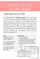 Vorschau - Arbeitsblätter - Fit für Klasse 2 Deutsch | Wiederholungsheft Klasse 1 - Seite 3