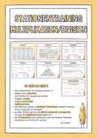 Vorschau - Arbeitsblätter - Multiplikation und Divison Stationentraining - Seite 1