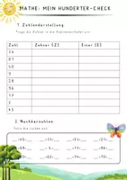 Vorschau - Arbeitsblätter - Sommer-Wiederholungs-Heft -2-, mit Lösungen, editierbar - Seite 3