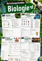 Vorschau - Stundenentwürfe - Vertretungsstunden Biologie Klasse 9-10 | 10 Arbeitsblätter - Deckblatt