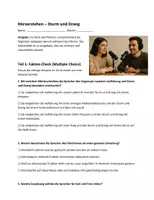 Vorschau - Sturm und Drang: Podcast (inkl.) – Hörverstehen - Seite 1